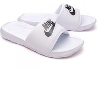 Nike - Chanclas Victori One Slide Mujer, Mujer, White-Black-White, 9 USA