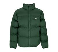 Nike - Chaqueta Acolchada con Cuello Alto Fir/Blanco - Sport - Hombre - Verde - XL -