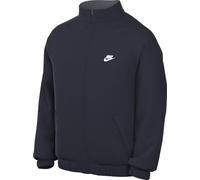 Nike Chaqueta Club Fleece Futura Para Hombre, Obsidian/White, FZ0656-451, S