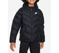 Nike Chaqueta con capucha y relleno sintético infantil. Negro S