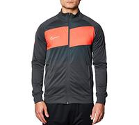 NIKE Chaqueta de punto Academy Pro para hombre, Hombre, Chaqueta, BV6918-068, Antracita/Carmesí brillante/Blanco, M