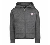 Nike Chaqueta Deportiva para Hombre Full Zip Gris Gris Oscuro, Talla 6-7 Años