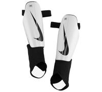 Nike, Charge, Espinilleras De Fútbol, Blanco/Negro/Negro, S, Adulto Unisex