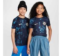Nike Chelsea FC Academy Pro Camiseta De Fútbol De Manga Corta para Antes del Partido Dri-Fit - Niño/A, Obsidian/Guava Ice, FQ0010-452, L