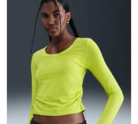 Nike Chill Knit Camiseta de manga larga - Mujer - Verde XS (EU 32-34)