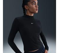 Nike Chill Knit Camiseta de manga larga y entallada con cuello alto Chill Knit para mujer - Negro XS (EU 32-34)