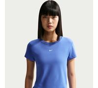 Nike Chill Knit Camiseta - Mujer - Azul M (EU 40-42)
