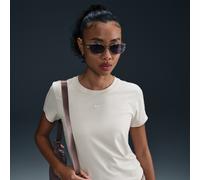 Nike Chill Knit Camiseta - Mujer - Marrón L (EU 44-46)