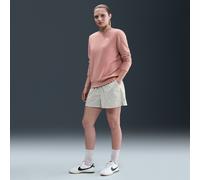 Nike Chill Poplin Pantalón holgado a rayas de talle medio - Mujer - Gris L (EU 44-46)
