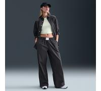 Nike Chill Poplin Pantalón holgado a rayas de talle medio - Mujer - Negro L (EU 44-46)