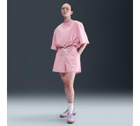 Nike Chill Poplin Pantalón holgado a rayas de talle medio - Mujer - Rosa L (EU 44-46)