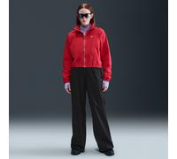 Nike Chill Poplin Pantalón holgado de talle alto con dobladillo abierto - Mujer - Negro XL (EU 48-50)