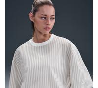 Nike Chill Poplin Parte de arriba cuadrada a rayas - Mujer - Gris L (EU 44-46)