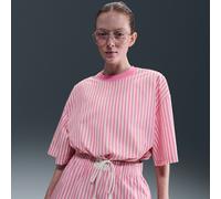 Nike Chill Poplin Parte de arriba cuadrada a rayas - Mujer - Rosa L (EU 44-46)