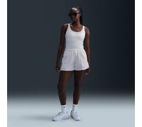 Nike Chill Terry Pantalón corto de tejido French terry de talle medio de 10 cm - Mujer - Marrón XL (EU 48-50)