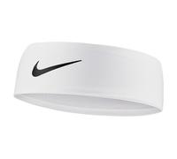 Cinta de pelo de fitness nike dri-fit fury classic headband blanc Talla única