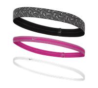 Nike Cintas para el pelo de diferentes anchuras (pack de 3) - Blanco