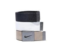 NIKE Cinturón de red para hombre, paquete de 3