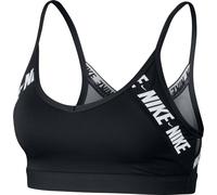 Nike CJ0559-010 W NK DF Indy CB Logo Bra Sports Bra Mujer Black/White Tamaño XS