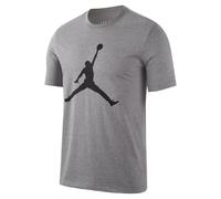 Nike CJ0921-091 M J Jumpman SS Crew T-Shirt Men's, Carbon Heather/Black, L