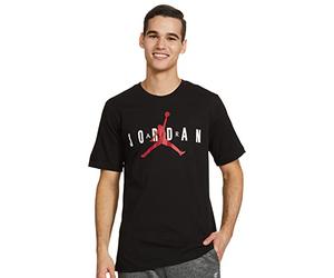 Nike CK4212-013 M J Jordan Air WM tee T-Shirt Men's Black/White/Gym Red L
