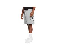 NIKE CK6707-091 M J Jumpman Air FLC Short Shorts Hombre Carbon Heather/Carbon Heather/(Black) Tamaño S