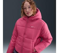 Nike Classic Puffer Chaqueta con capucha de ajuste holgado Therma-FIT - Mujer - Morado L (EU 44-46)