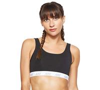 Nike Classic Soft Bra Sujetador de Deporte, Mujer, Black/White, S