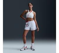 Nike Classic Wovens Pantalón corto de talle medio - Mujer - Blanco XS (EU 32-34)