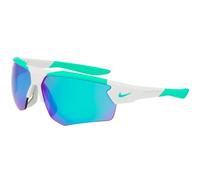 NIKE Cloak Duo EV24036 Gafas, Matte Light Silver/Green MIR, 71-130-09 Unisex Adulto