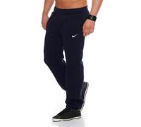 Nike Club Cuff Pant-Swoosh - Pantalón para hombre, color azul/blanco (dark obsidian/white), talla M