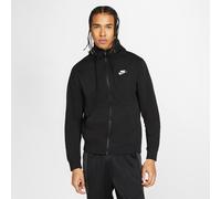 Nike Sudadera con capucha M NSW Club Hoodie FZ BB-Cremallera completa-Hombre Negro/Negro/Blanco M