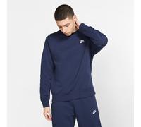 Nike - Sudadera Sportswear Club Crew Fleece, Hombre, Midnight Navy-White, M