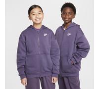 Nike Club Fleece Sudadera oversize con capucha y cremallera completa - Niño/a - Morado S