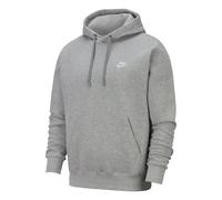 Nike M NSW Club Hoodie Po BB Sweatshirt, Hombre, Dk Grey Heather/Matte Silver/White, M