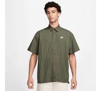 Nike Sportswear Camisa 'CLUB' oliva / blanco S oliva / blanco