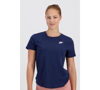 Nike Club SS - Azul - Camiseta Algodón Mujer talla S