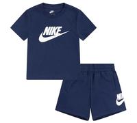 Conjunto Nike Club & Short Set Infantil Navy 6 - 7 AÑOS