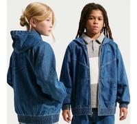 Nike Collection Chaqueta vaquera con capucha y cremallera completa - Niño/a - Azul S