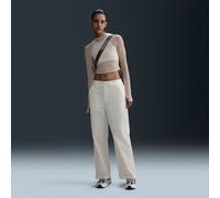 Nike Collection Pantalón de sarga de talle medio - Mujer - Blanco M (EU 40-42)