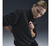 Nike Collection Sudadera oversize con cremallera de 1/4 y logotipo - Mujer - Negro L (EU 44-46)