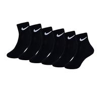 NIKE Colorful Pack Quarter Calcetines para niños Black 4/5 años