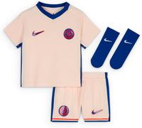 Nike - Conjunto Chelsea FC Segunda Equipación 2024-2025 Bebé, Unisex, Guava Ice-Team Orange-Rush Blue, 12-18M