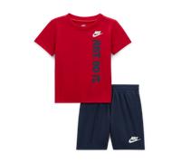 Nike Conjunto de camiseta y pantalón corto con estampado - Bebé (12-24 M) - Azul 12M