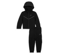 Nike Conjunto de dos piezas Tech Fleece con cremallera completa - Bebé - Negro 18M
