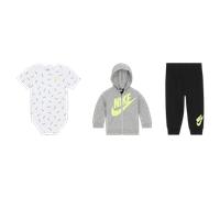 Nike Conjunto de tres piezas con pantalón Just Do It - Bebé - Negro 0-3M