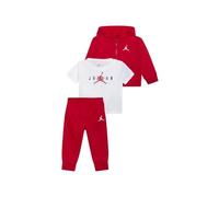 NIKE Conjunto Deportivo para Bebé Jordan Essentials Fleeze Box Blanco Rojo
