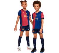 Nike - Conjunto FC Barcelona Primera Equipación 2024-2025 Niño, Unisex, Deep Royal Blue-Noble Red-Midnight Navy, XL
