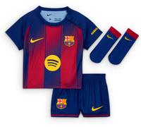 Primera equipación Stadium FC Barcelona 2025/26 Equipación de tres piezas de fútbol Replica Nike - Bebé e infantil - Azul 9-12M