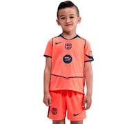 Nike - Conjunto FC Barcelona Tercera Equipación 2025-2026 Niño, Unisex, Bright Mango-Midnight Navy-Midnight Navy, S